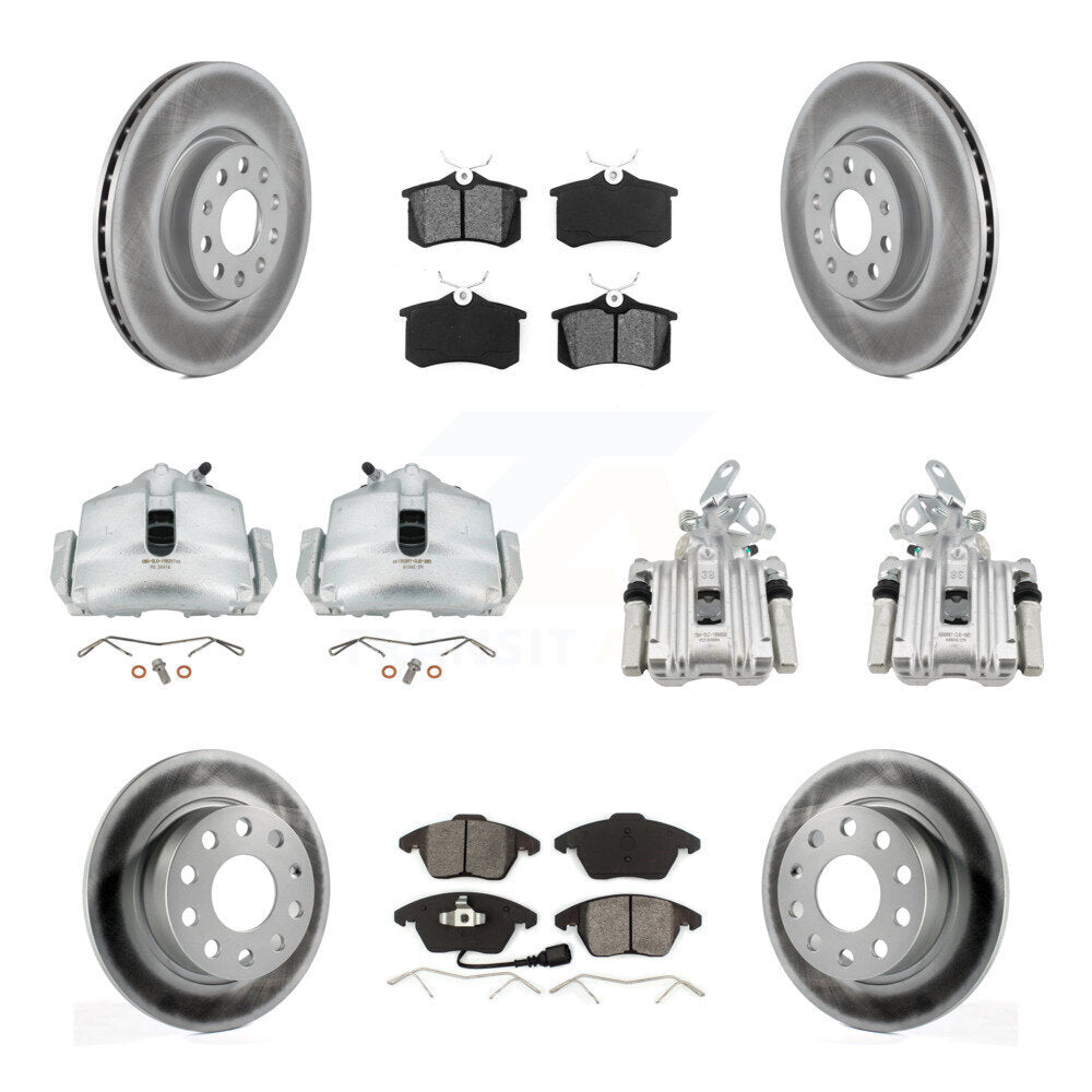 Transit Auto KCG-100994S Disc Brake Kit for 2014 Volkswagen Beetle - Front and Rear product image