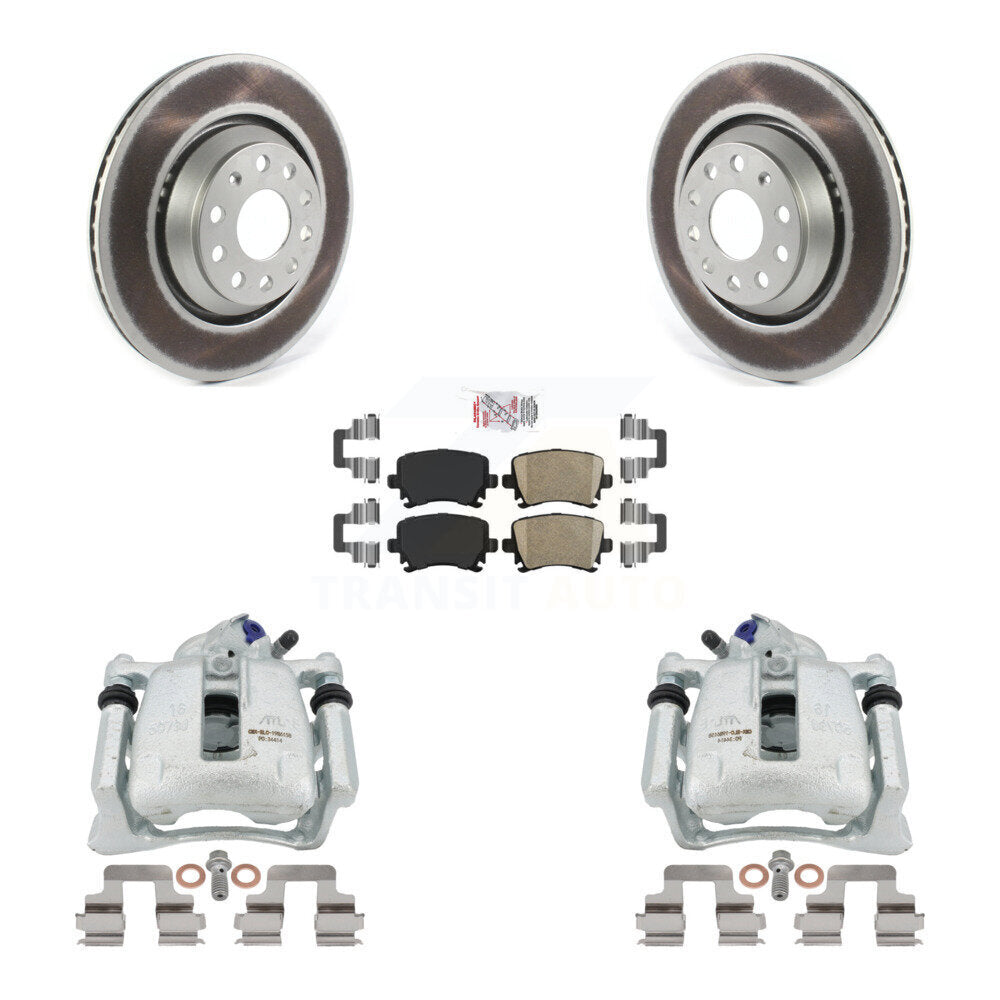 Transit Auto KCG-101000N Disc Brake Kit for 2009-2010 Volkswagen CC, Volkswagen Passat CC - Rear product image