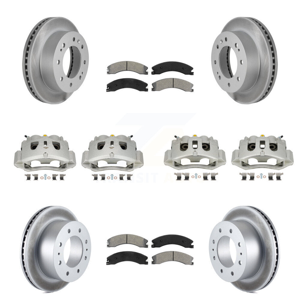 Transit Auto KCG-101000S Disc Brake Kit for 2011-2019 Chevrolet Suburban 3500 HD, Chevrolet Silverado 2500 HD, Chevrolet Silverado 3500 HD & more - Front and Rear product image