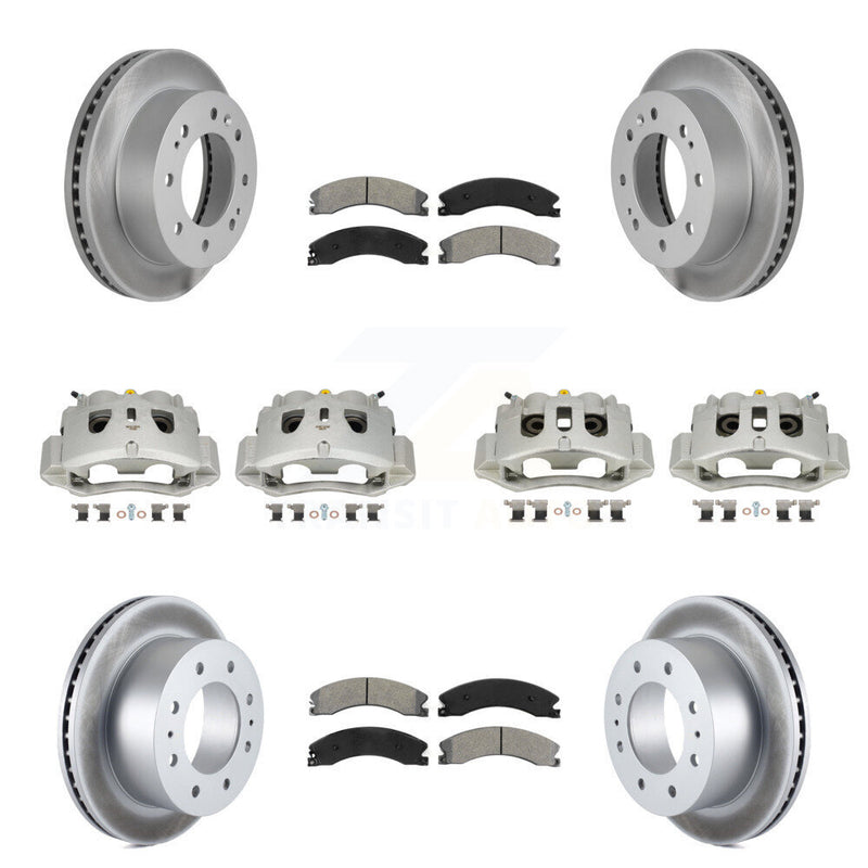 Transit Auto KCG-101000S Disc Brake Kit for 2011-2019 Chevrolet Suburban 3500 HD, Chevrolet Silverado 2500 HD, Chevrolet Silverado 3500 HD & more - Front and Rear product image