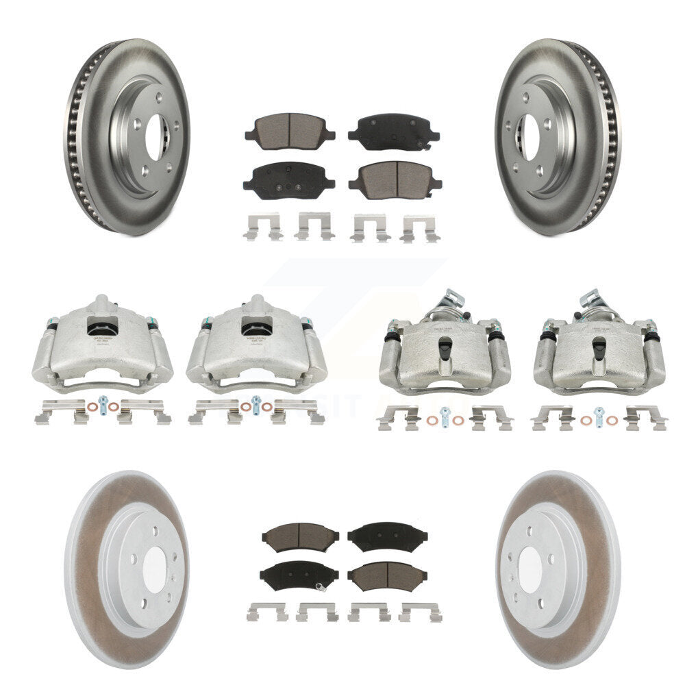 Transit Auto KCG-101001C Disc Brake Kit for 2005 Buick Terraza, Chevrolet Uplander, Saturn Relay - Front and Rear product image