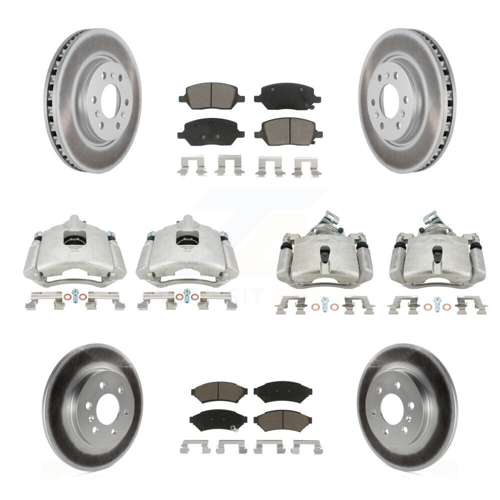 Transit Auto KCG-101002C Disc Brake Kit for 2006-2009 Buick Terraza, Chevrolet Uplander, Pontiac Montana & more - Front and Rear product image