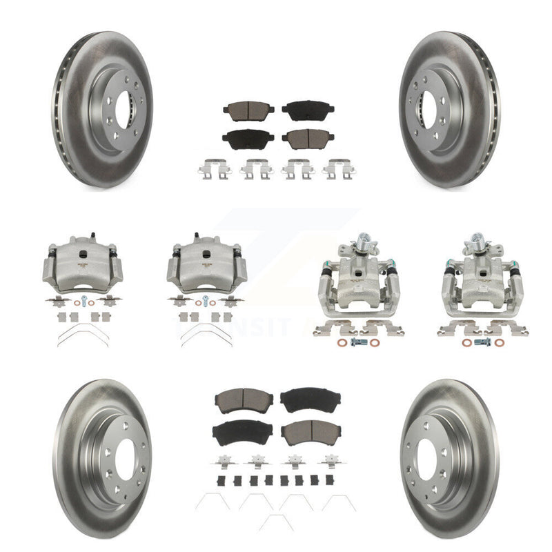 Transit Auto KCG-101003C Disc Brake Kit for 2006-2013 Mazda 6, Lincoln MKZ, Ford Fusion & more - Front and Rear product image
