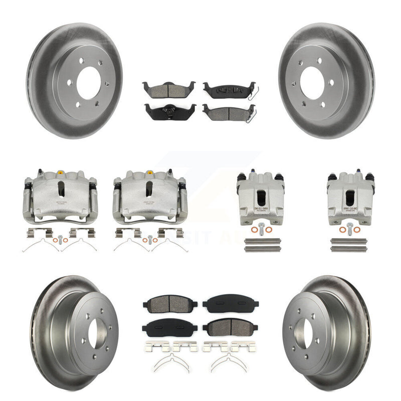 Transit Auto KCG-101003S Disc Brake Kit for 2004-2008 Lincoln Mark LT, Ford F-150 - Front and Rear product image