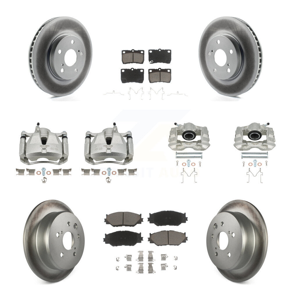 Transit Auto KCG-101004C Disc Brake Kit for 2006-2009 Lexus IS250 - Front and Rear product image