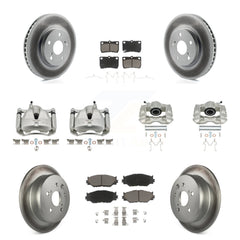 Transit Auto KCG-101004C Disc Brake Kit for 2006-2009 Lexus IS250 - Front and Rear product image