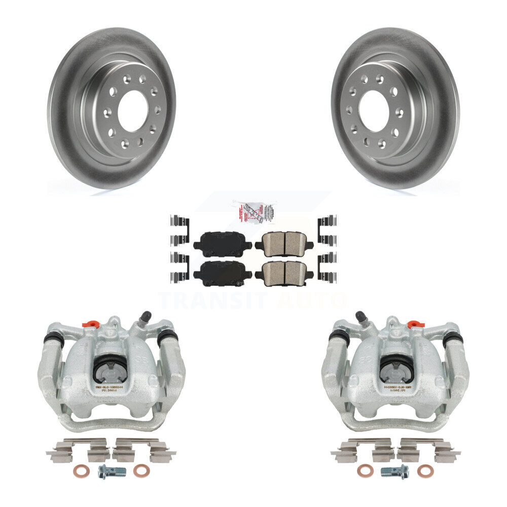 Transit Auto KCG-101004N Disc Brake Kit for 2018-2020 GMC Terrain, Chevrolet Equinox, Chevrolet Malibu - Rear product image