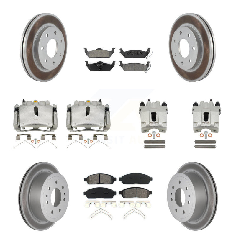 Transit Auto KCG-101004S Disc Brake Kit for 2004-2008 Lincoln Mark LT, Ford F-150 - Front and Rear product image