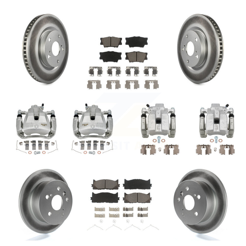 Transit Auto KCG-101005C Disc Brake Kit for 2007-2012 Lexus ES350, Toyota Camry, Toyota Avalon - Front and Rear product image