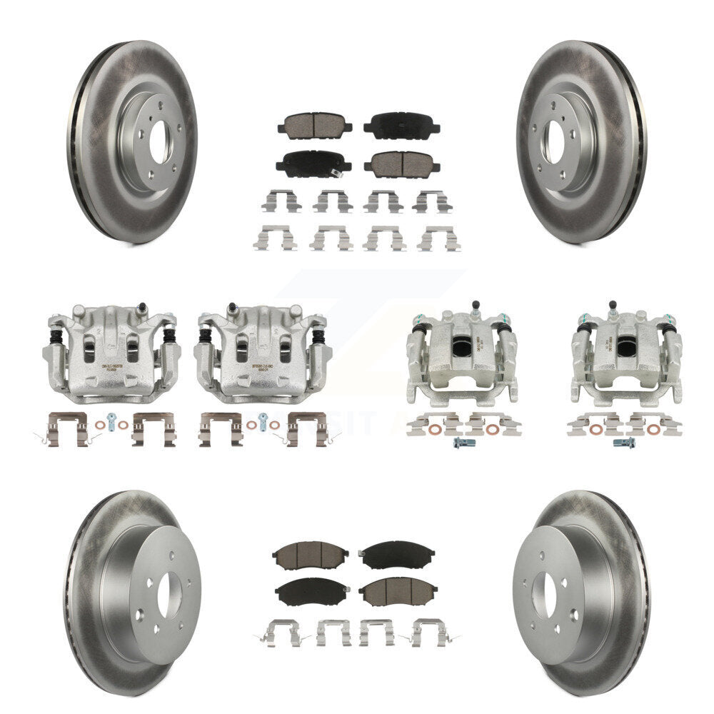 Transit Auto KCG-101006C Disc Brake Kit for 2011-2017 INFINITI QX70, Nissan Murano - Front and Rear product image