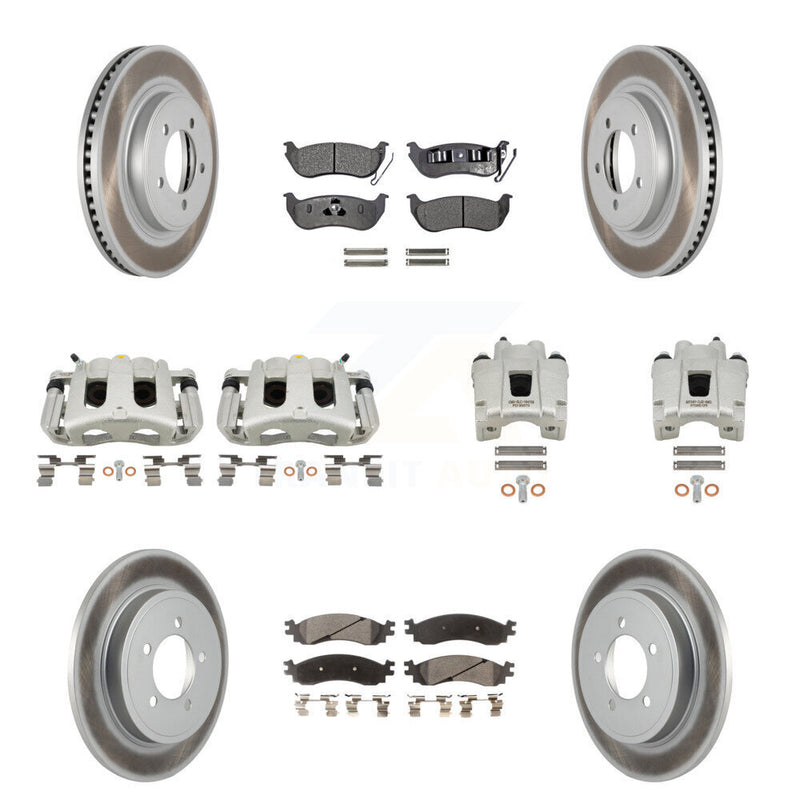 Transit Auto KCG-101007P Disc Brake Kit for 2006-2010 Ford Explorer Sport Trac, Ford Explorer, Mercury Mountaineer - Front and Rear product image