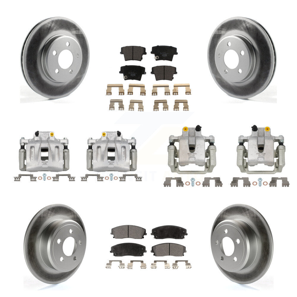 Transit Auto KCG-101007T Disc Brake Kit for 2005-2011 Chrysler 300, Dodge Challenger, Dodge Charger & more - Front and Rear product image