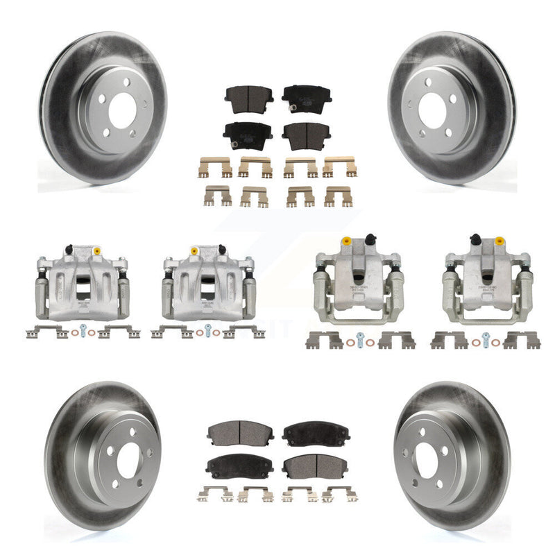 Transit Auto KCG-101007T Disc Brake Kit for 2005-2011 Chrysler 300, Dodge Challenger, Dodge Charger & more - Front and Rear product image