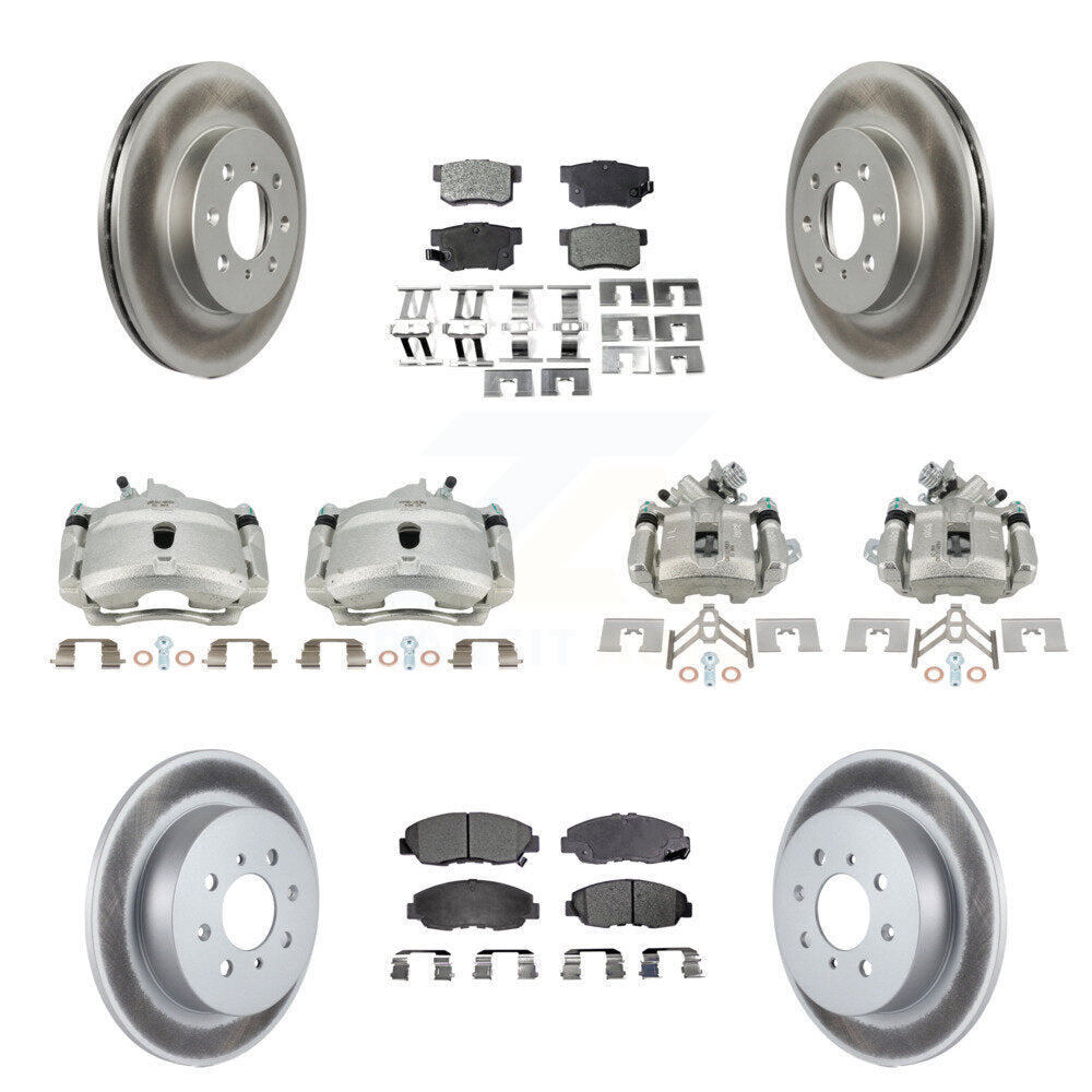 Transit Auto KCG-101008P Disc Brake Kit for 2002-2003 Honda Civic - Front and Rear product image