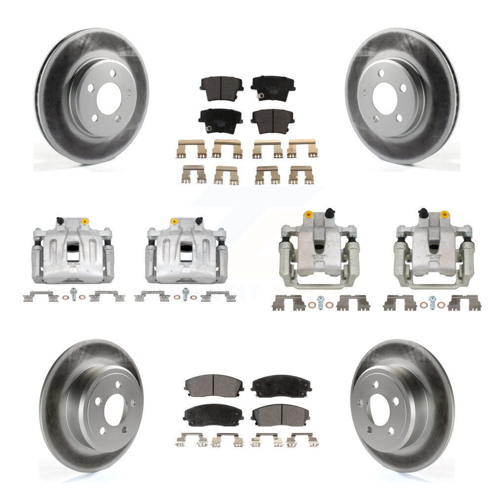 Transit Auto KCG-101008T Disc Brake Kit for 2012-2018 Chrysler 300, Dodge Charger - Front and Rear product image