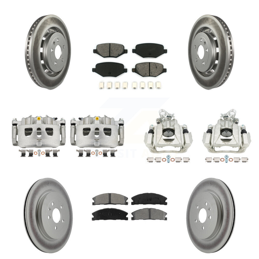 Transit Auto KCG-101009S Disc Brake Kit for 2016 Lincoln MKS - Front and Rear product image