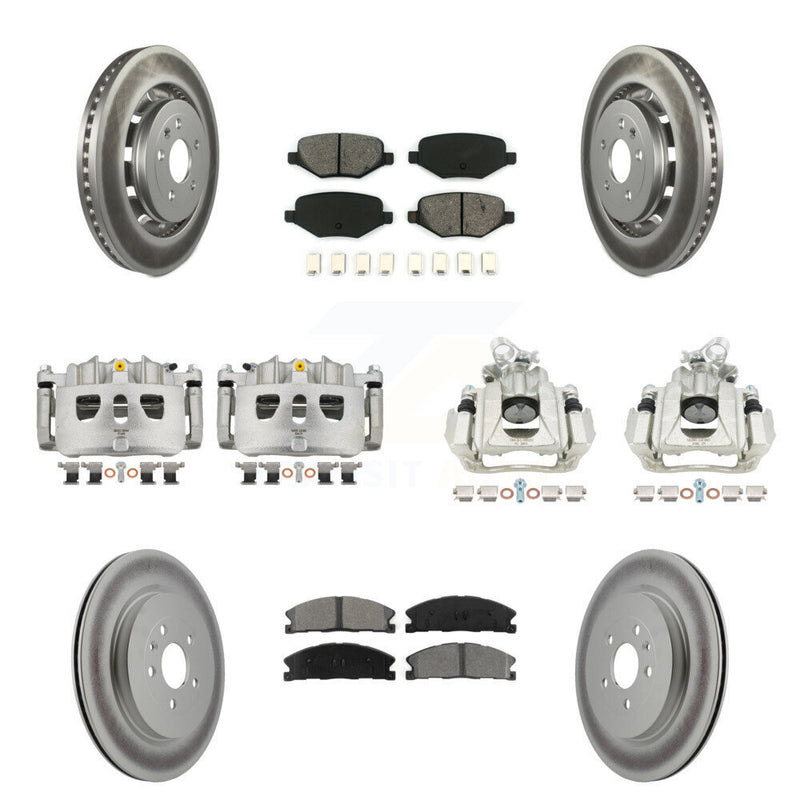 Transit Auto KCG-101009S Disc Brake Kit for 2016 Lincoln MKS - Front and Rear product image