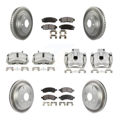 Transit Auto KCG-101010P Disc Brake Kit for 2007-2017 GMC Acadia Limited, Chevrolet Traverse, Buick Enclave & more - Front and Rear product image