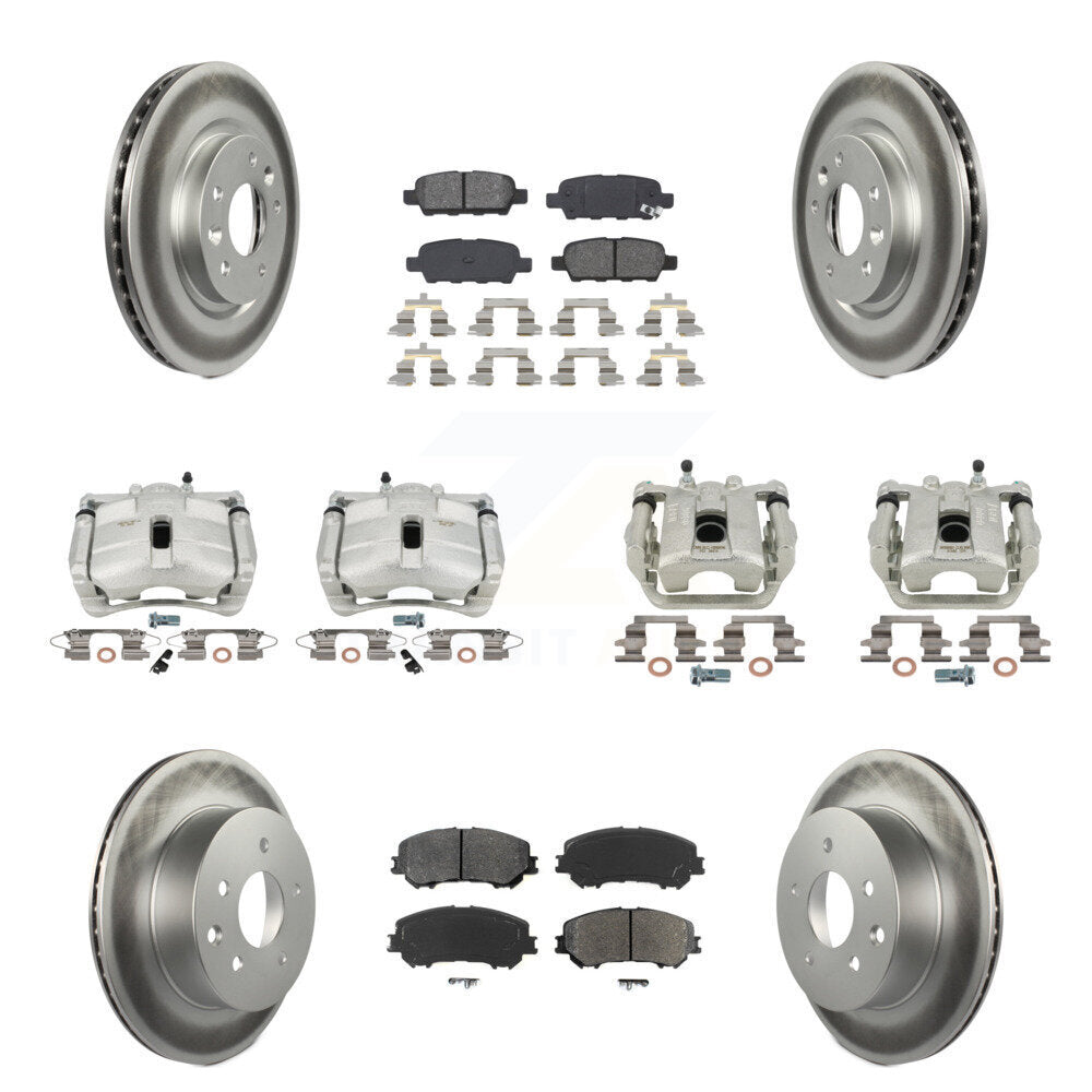 Transit Auto KCG-101011S Disc Brake Kit for 2014-2022 Nissan Rogue, Nissan Rogue Sport - Front and Rear product image