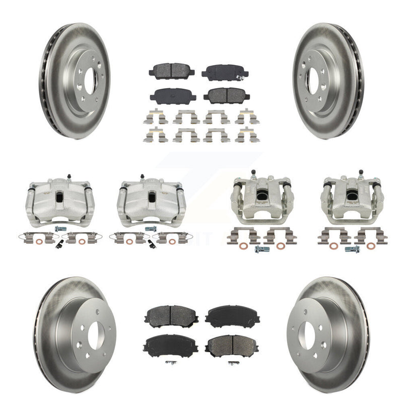 Transit Auto KCG-101011S Disc Brake Kit for 2014-2022 Nissan Rogue, Nissan Rogue Sport - Front and Rear product image