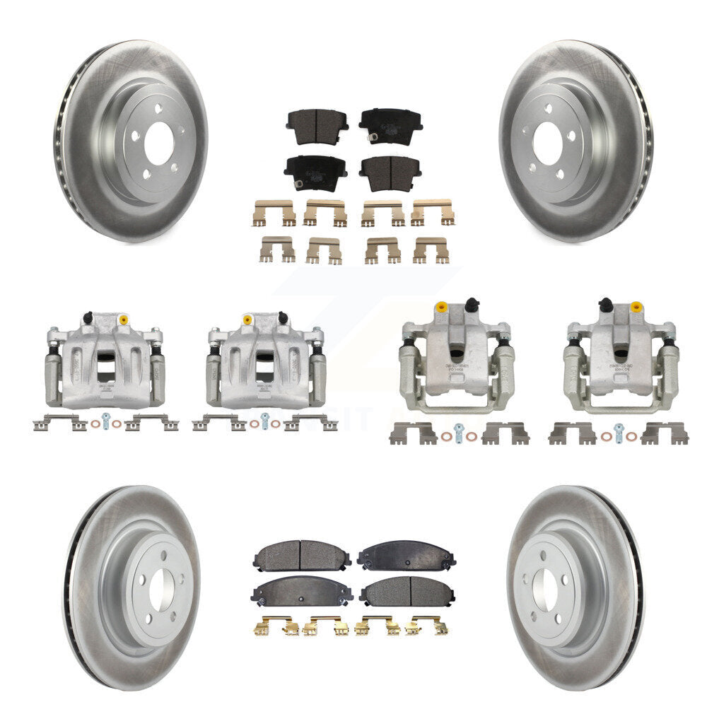 Transit Auto KCG-101011T Disc Brake Kit for 2011 Dodge Charger - Front and Rear product image