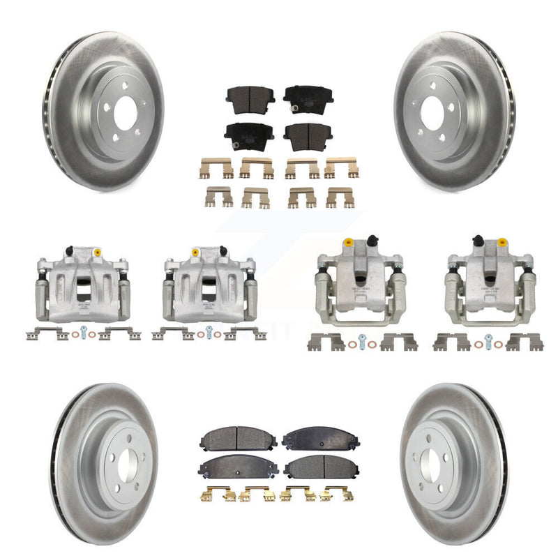 Transit Auto KCG-101011T Disc Brake Kit for 2011 Dodge Charger - Front and Rear product image