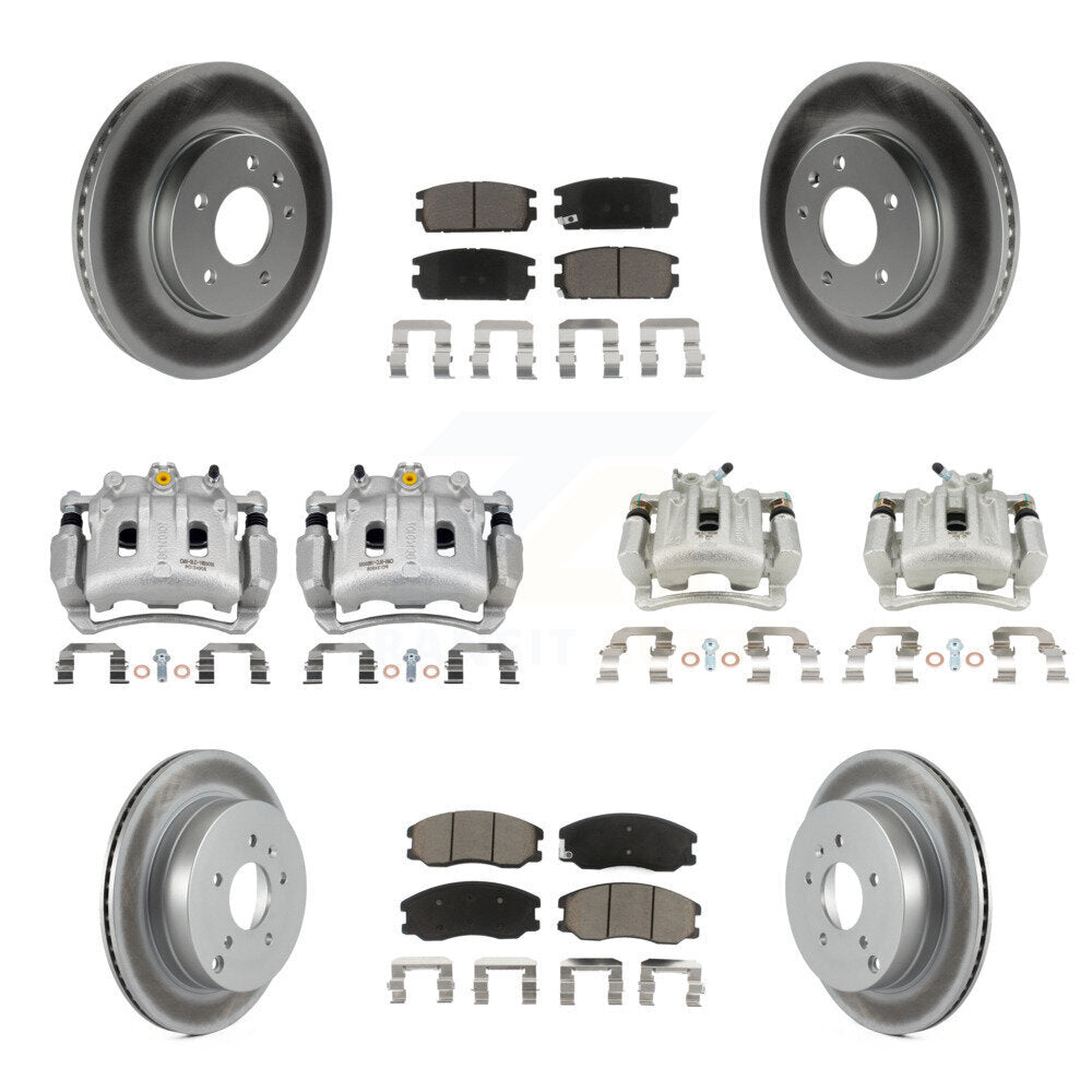 Transit Auto KCG-101012C Disc Brake Kit for 2007-2015 Chevrolet Captiva Sport, Saturn Vue, Chevrolet Equinox & more - Front and Rear product image
