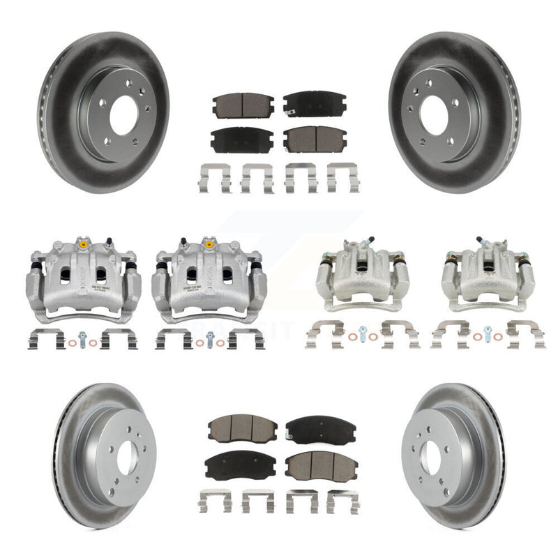 Transit Auto KCG-101012C Disc Brake Kit for 2007-2015 Chevrolet Captiva Sport, Saturn Vue, Chevrolet Equinox & more - Front and Rear product image