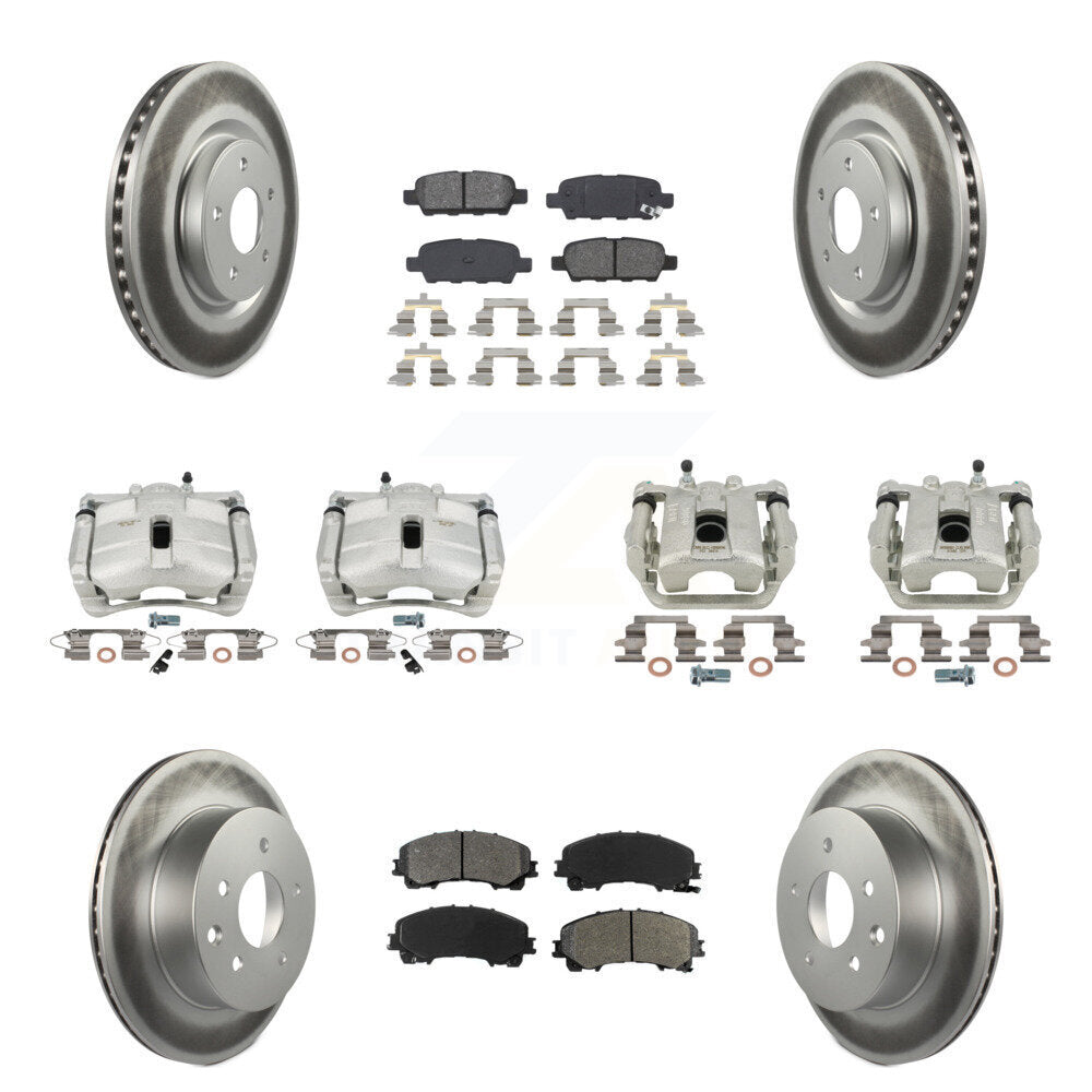Transit Auto KCG-101012S Disc Brake Kit for 2014-2015 Nissan Rogue - Front and Rear product image