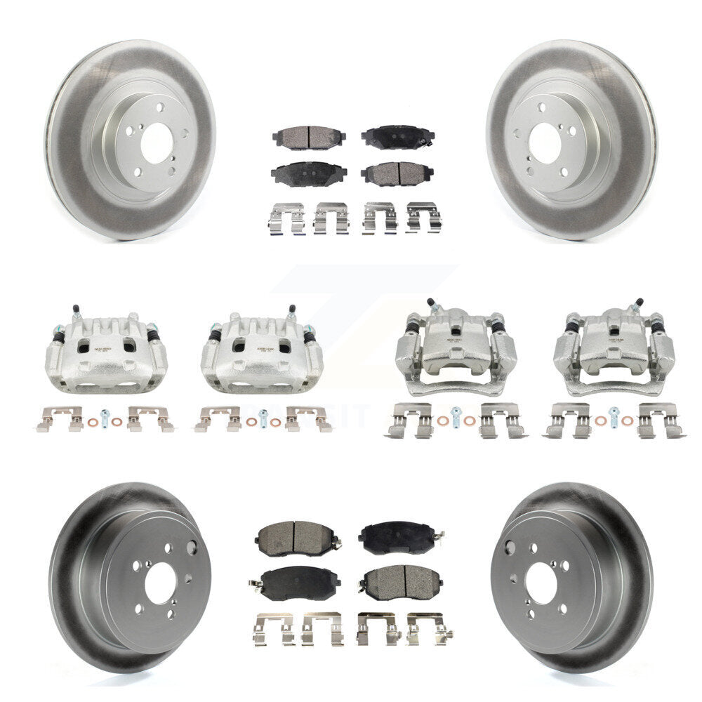 Transit Auto KCG-101012T Disc Brake Kit for 2011-2014 Subaru Impreza, Subaru Forester - Front and Rear product image