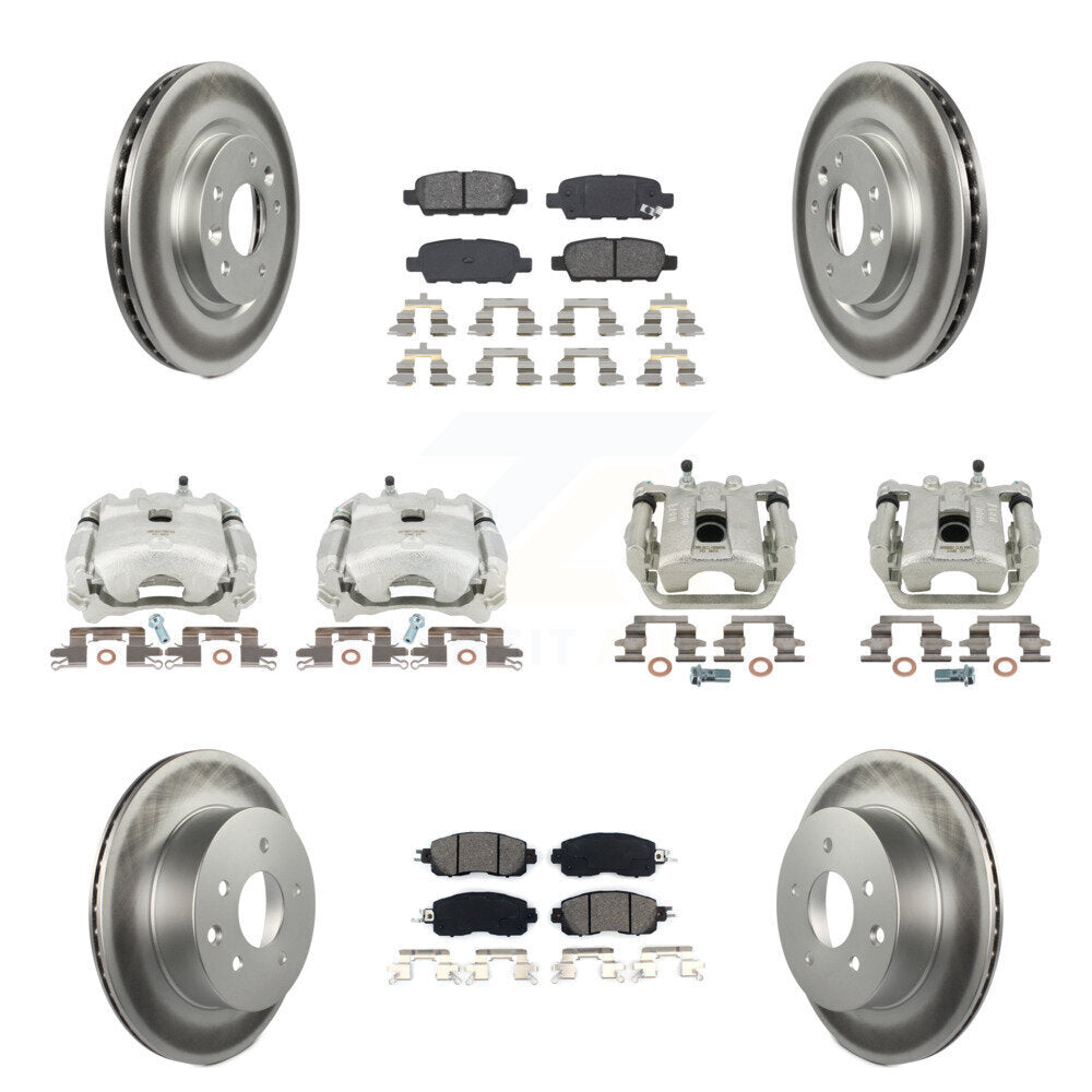 Transit Auto KCG-101013S Disc Brake Kit for 2015-2017 Nissan LEAF - Front and Rear product image