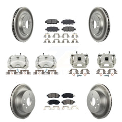 Transit Auto KCG-101013S Disc Brake Kit for 2015-2017 Nissan LEAF - Front and Rear product image
