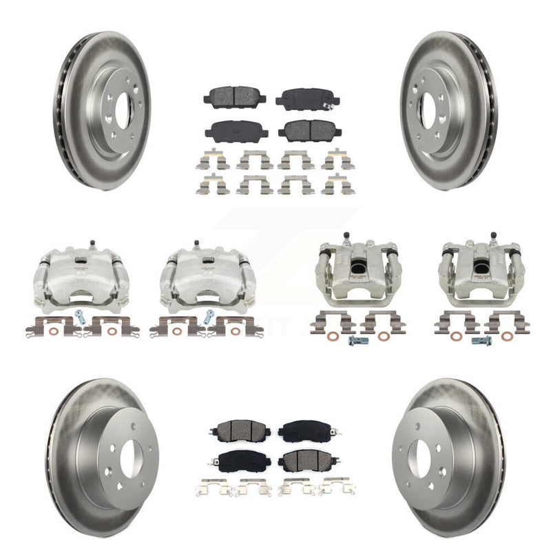 Transit Auto KCG-101013S Disc Brake Kit for 2015-2017 Nissan LEAF - Front and Rear product image