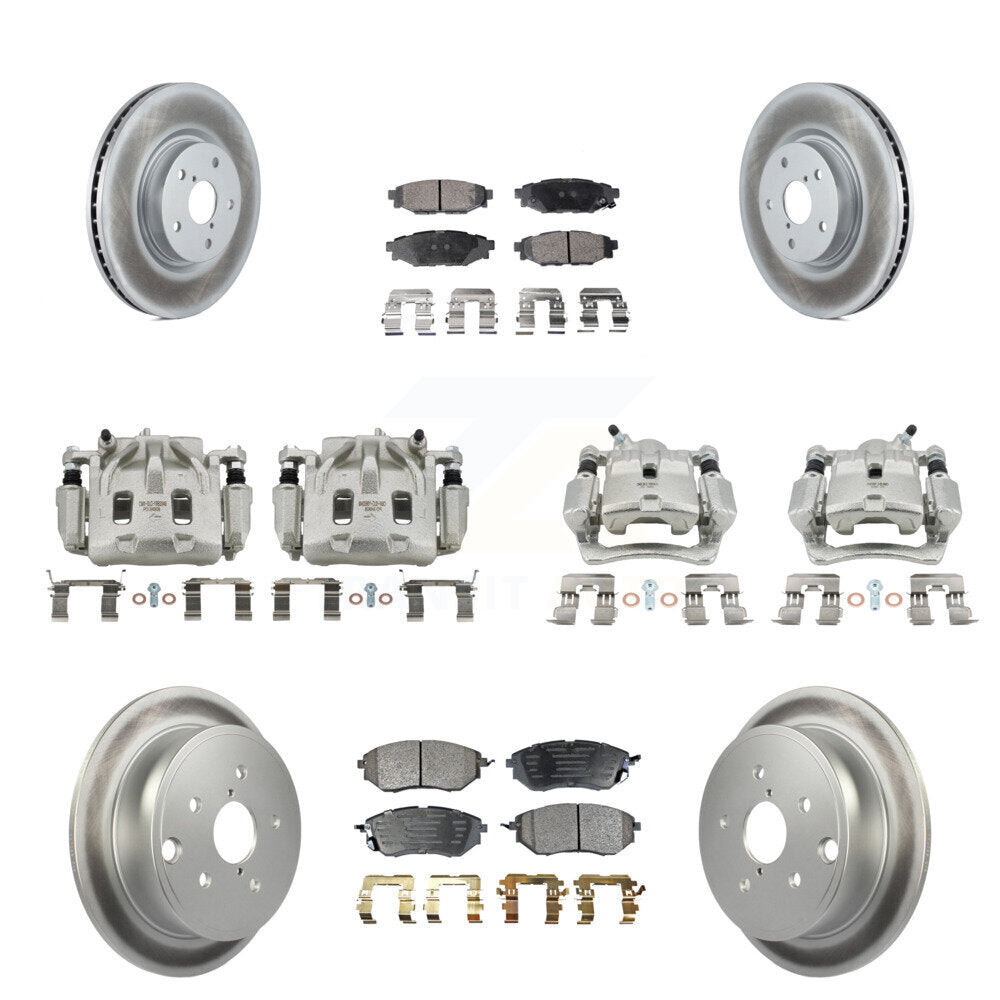 Transit Auto KCG-101013T Disc Brake Kit for 2015-2019 Subaru WRX - Front and Rear product image