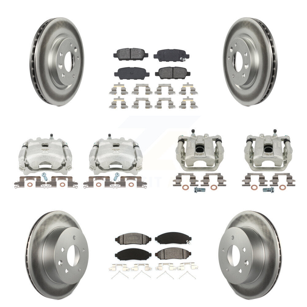 Transit Auto KCG-101014S Disc Brake Kit for 2015 Nissan LEAF - Front and Rear product image