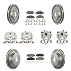 Transit Auto KCG-101014S Disc Brake Kit for 2015 Nissan LEAF - Front and Rear product image