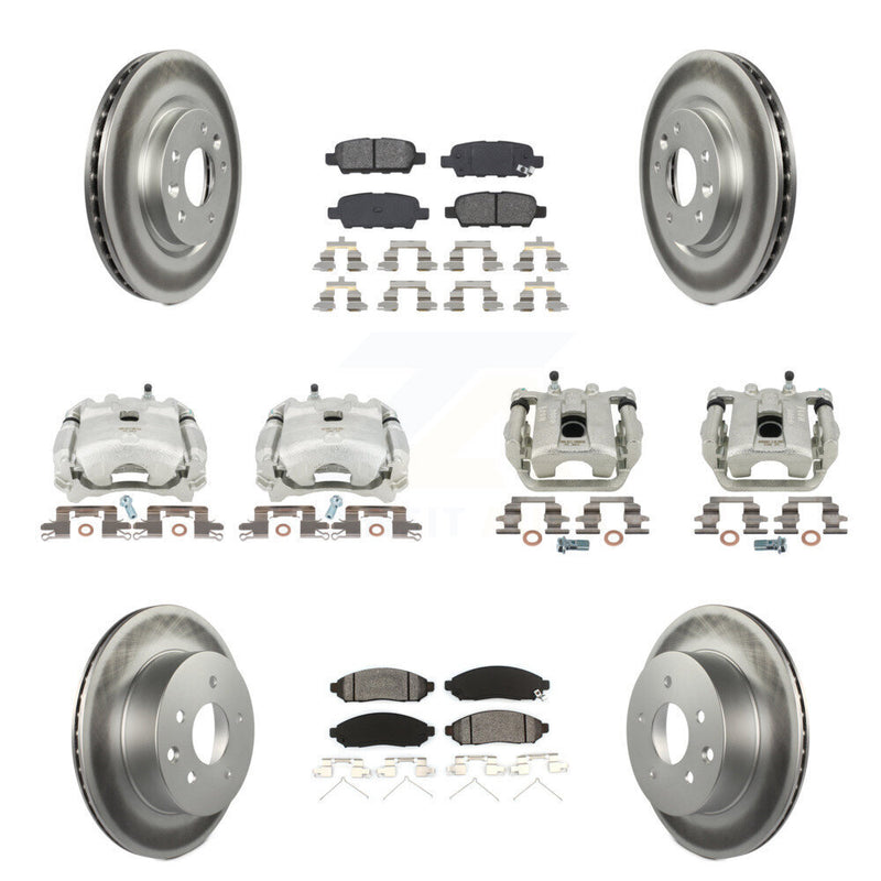 Transit Auto KCG-101014S Disc Brake Kit for 2015 Nissan LEAF - Front and Rear product image