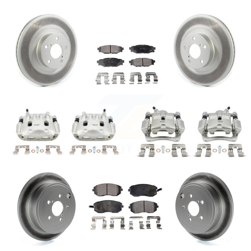 Transit Auto KCG-101014T Disc Brake Kit for 2008-2013 Subaru WRX, Subaru Impreza, Subaru Forester - Front and Rear product image