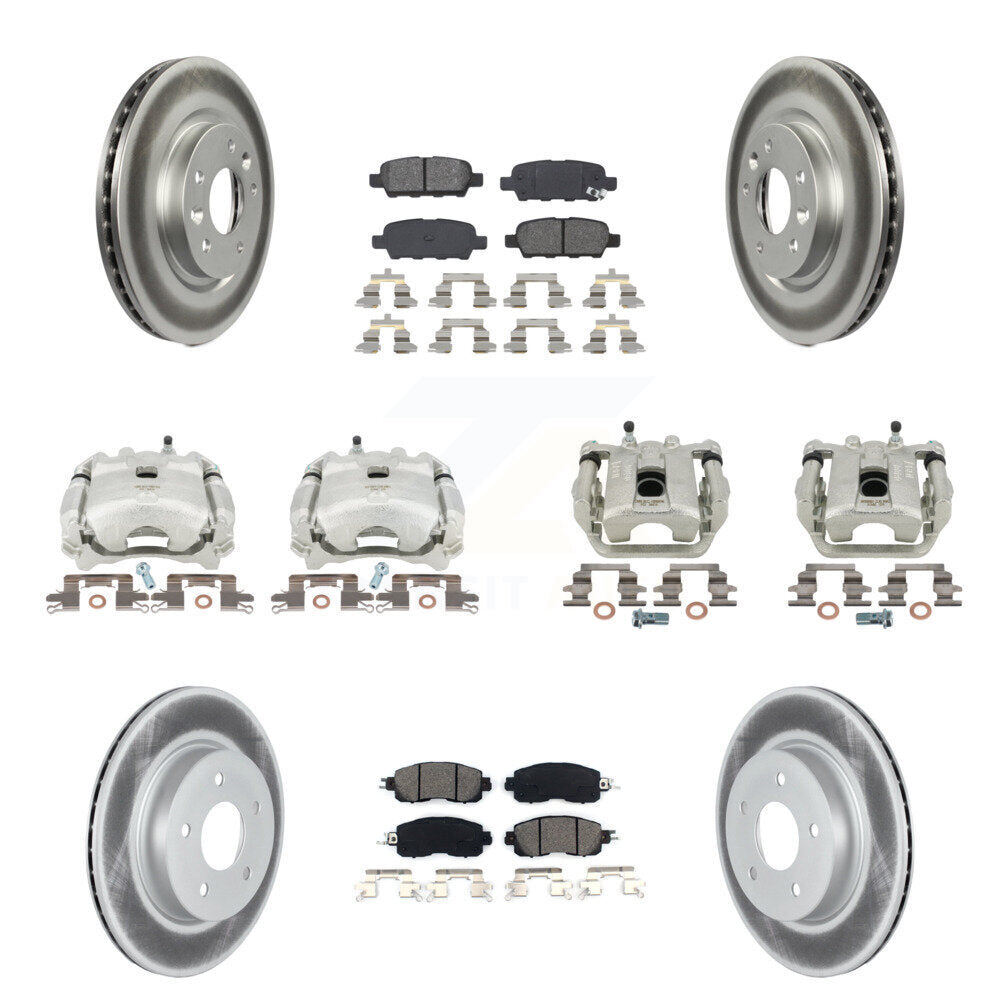 Transit Auto KCG-101015S Disc Brake Kit for 2017 Nissan LEAF - Front and Rear product image