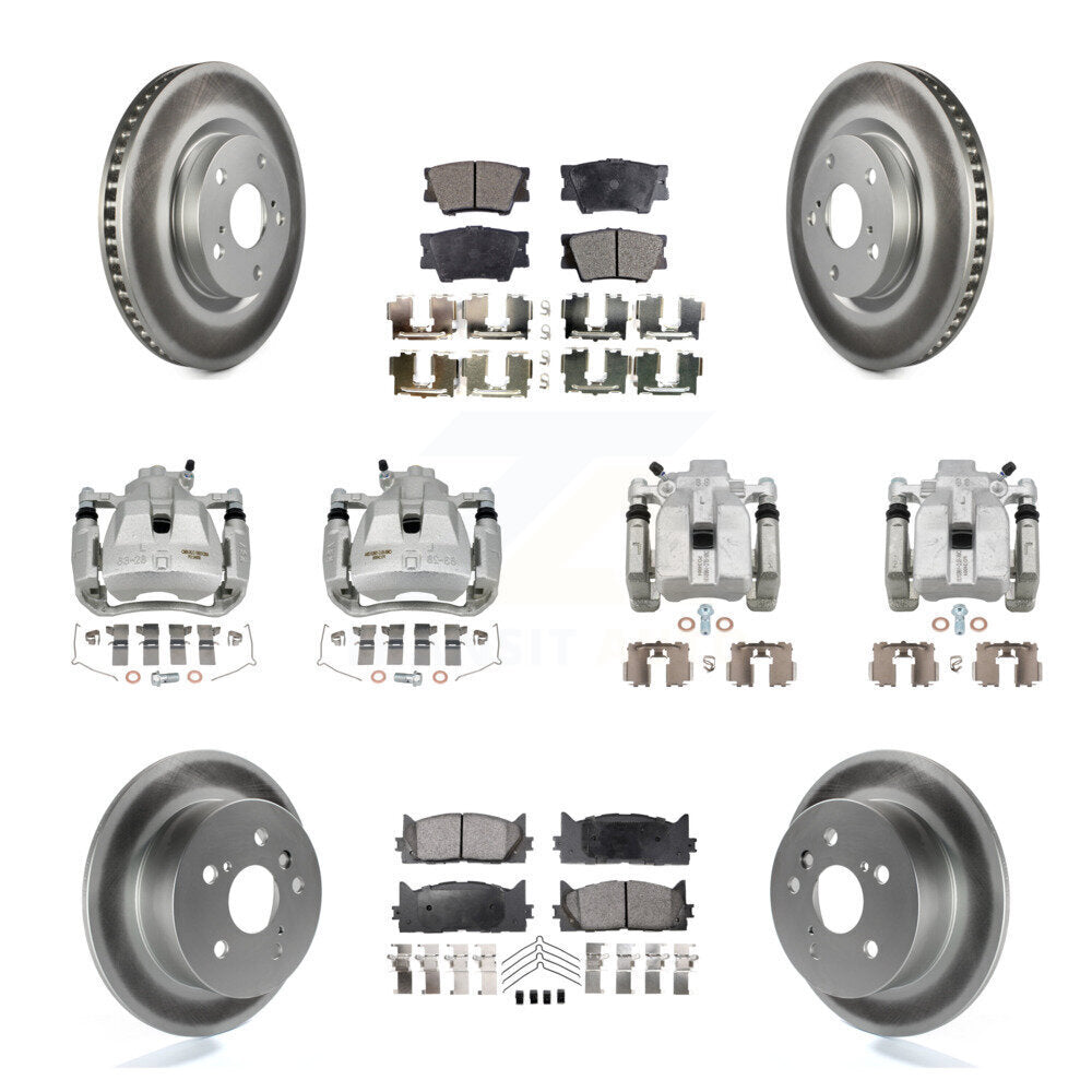 Transit Auto KCG-101015T Disc Brake Kit for 2007-2012 Lexus ES350, Toyota Camry, Toyota Avalon - Front and Rear product image