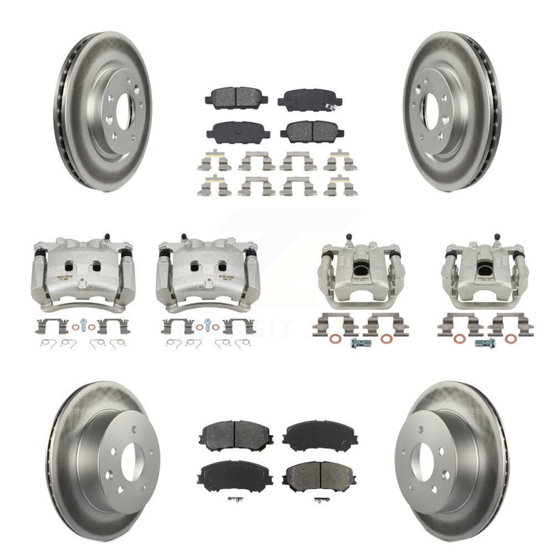 Transit Auto KCG-101016S Disc Brake Kit for 2017 Nissan Rogue - Front and Rear product image