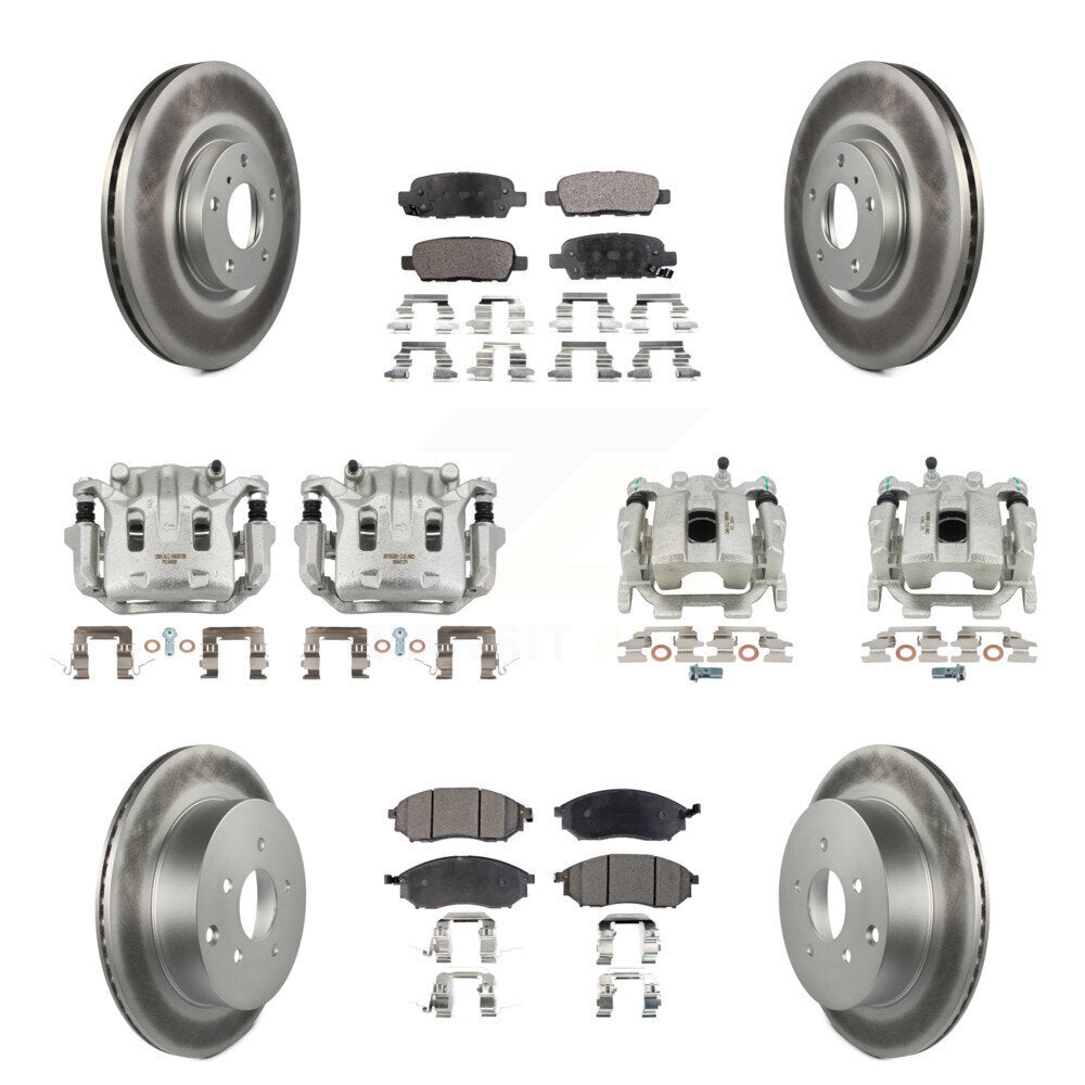 Transit Auto KCG-101016T Disc Brake Kit for 2011-2017 INFINITI QX70, Nissan Murano - Front and Rear product image