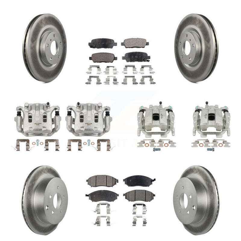 Transit Auto KCG-101016T Disc Brake Kit for 2011-2017 INFINITI QX70, Nissan Murano - Front and Rear product image