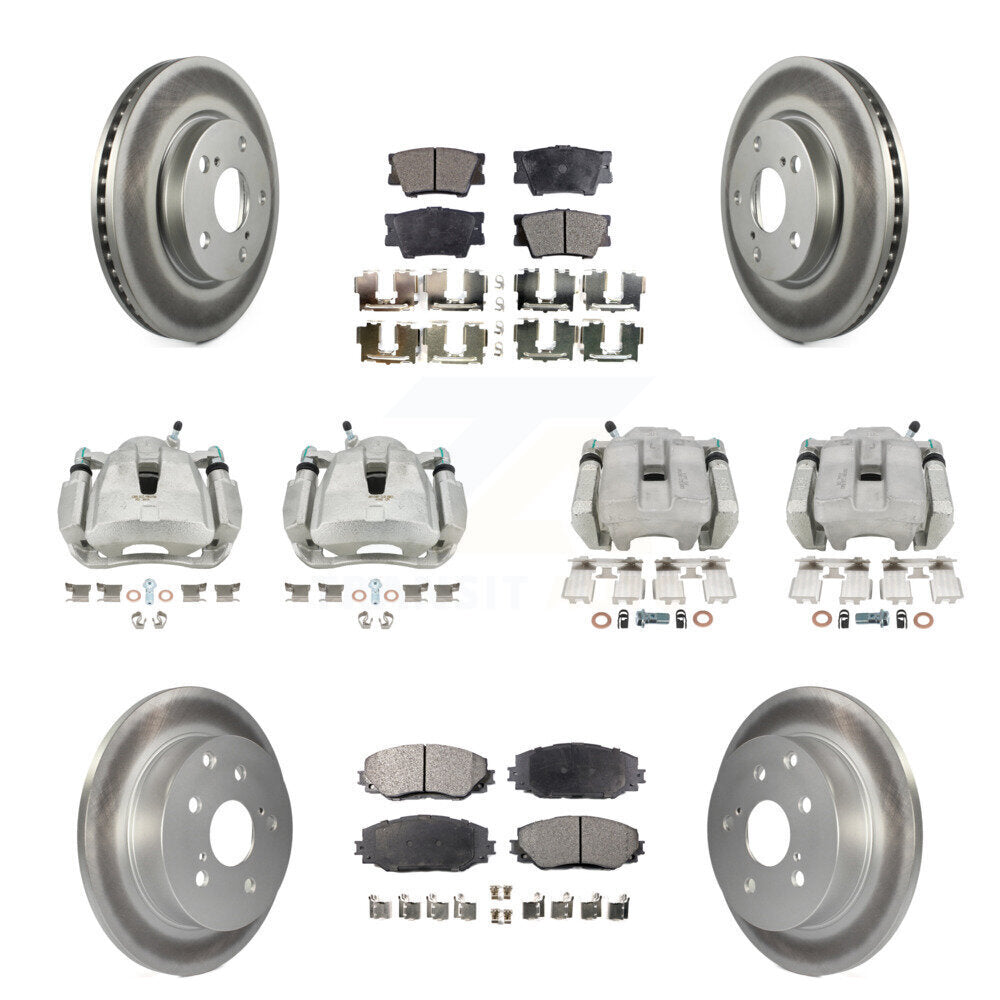 Transit Auto KCG-101017P Disc Brake Kit for 2013-2015 Toyota RAV4 - Front and Rear product image