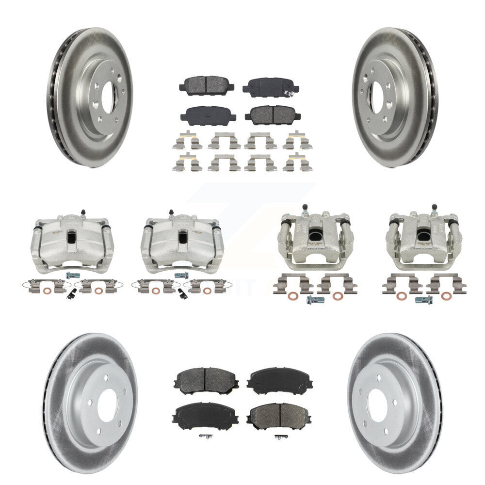 Transit Auto KCG-101017S Disc Brake Kit for 2019 Nissan Rogue Sport - Front and Rear product image