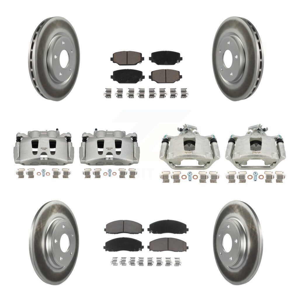Transit Auto KCG-101018C Disc Brake Kit for 2019-2020 Dodge Grand Caravan - Front and Rear product image