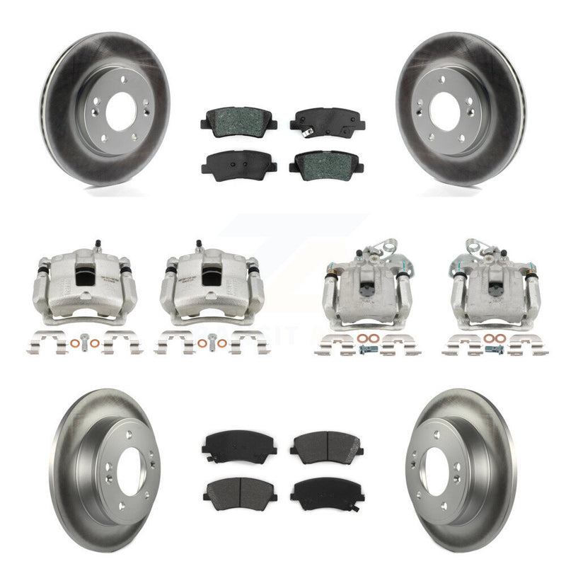 Transit Auto KCG-101018S Disc Brake Kit for 2017-2020 Hyundai Elantra - Front and Rear product image