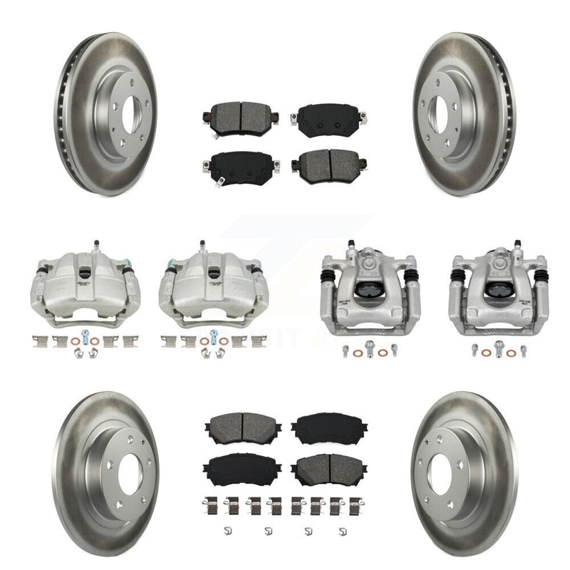 Transit Auto KCG-101019S Disc Brake Kit for 2016-2018 Mazda 6 - Front and Rear product image