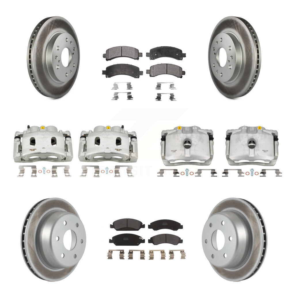 Transit Auto KCG-101021P Disc Brake Kit for 2009-2014 Chevrolet Express 1500, GMC Savana 1500 - Front and Rear product image