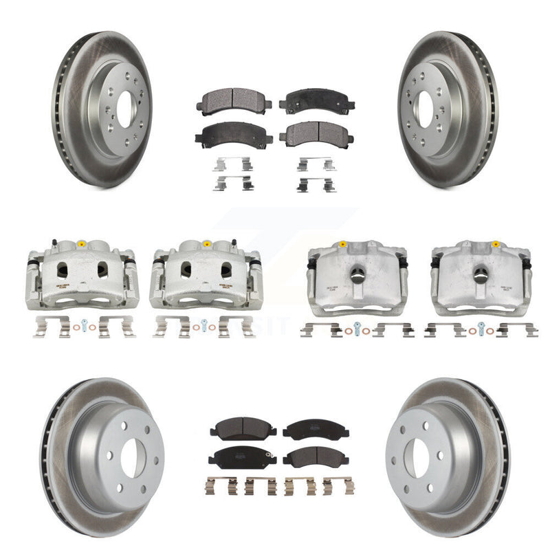 Transit Auto KCG-101021P Disc Brake Kit for 2009-2014 Chevrolet Express 1500, GMC Savana 1500 - Front and Rear product image